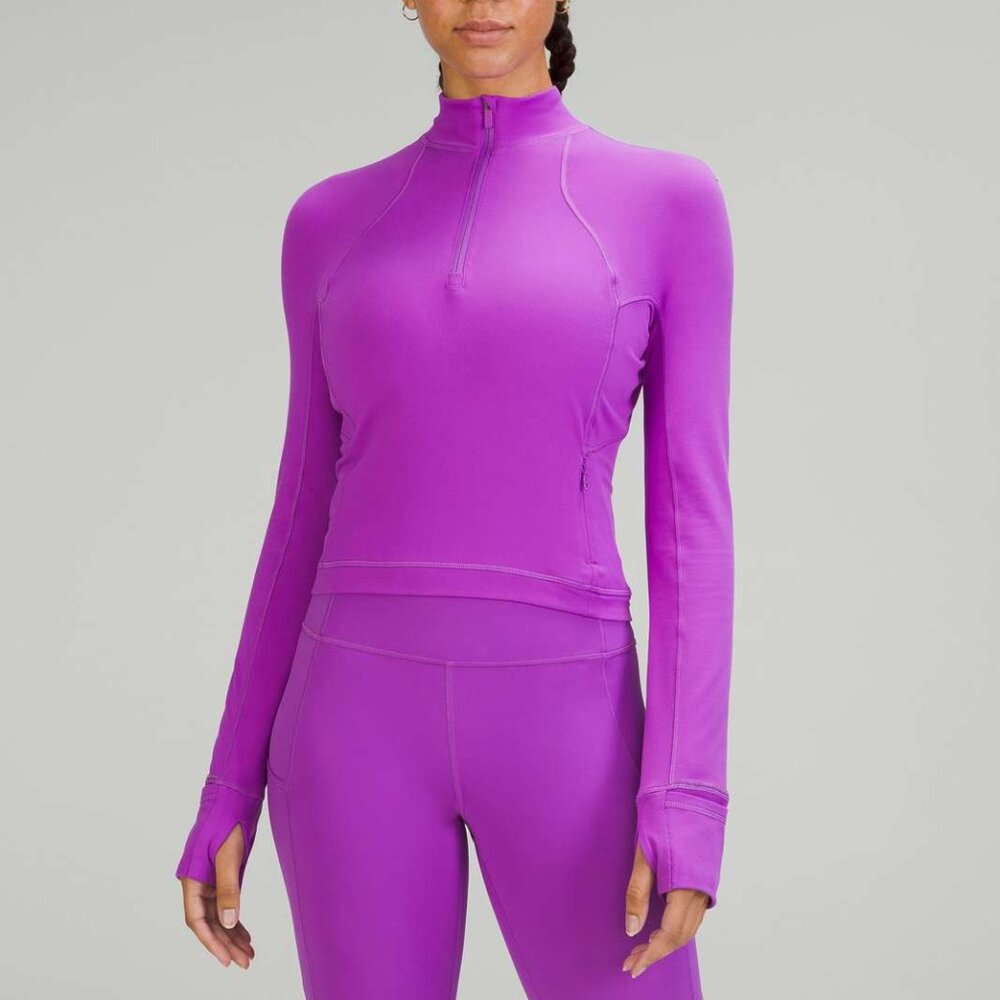 NWT Lululemon Its Rulu Run Cropped Half Zip